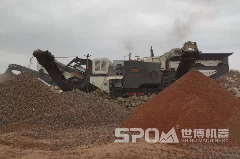 杭州建筑垃圾再生砂生产现场